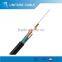 Aerial Double PE sheathed fiber optic cable 4 core GYXTW fiber cable