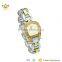 Kasi brand gold watchband smartwatch round diamond shape stainless steel quartz watch 8109