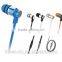 2016 Promotion metal earbuds customize earphones for mp4