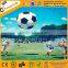 customized red n clear 1.7m diameter bubble soccer ball TB015