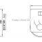 easily to move chrome-planted sliding window wheels