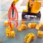 Coin Operated Outdoor Amusement Kids Ride on Toy excavator