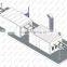 JF custom design automatic painting line for 4s car shop