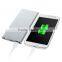 10000mAh Metal Power Bank Charger Dual USB Shake Control for iPhone/for Samsung/for Sony/for HTC/for Xiaomi