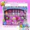 Plastic girls cooking toys box packing kitchen set toys for kids