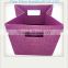 High quality foldable fabric storage box with handles