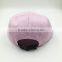 Custom design your own logo flat brim 5 panel skull cap
