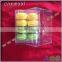 8 pcs clear plastic macaron box printed with PET inner food trays food industrial use and grade plastic type 5 macaron