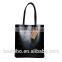 Custom design soft touch tote leather bag handbag
