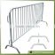 Portable steel fence