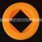24X4mm pulley Belt Wheel orange for Toy Robot car model, Square hole