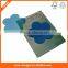 Die-cut green transparent star writing notepad, Die-cut star sticky memo pad