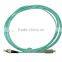 MPO OM3 fiber optic jumper/om4 mpo fiber jumper for telecommunication