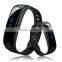 Bluetooth OLED Smart Wristwatch Bracelet E02 Fitness Pedometer Wristband Smart Bracelet Dayday Band