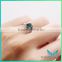 1 ct Color Moissanite green moissanite 925 sliver rings for women party rings jewelry