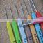 8PCS New design printed knitting needles aluminum crochet hooks set 2.5-6MM