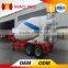 High quality 2 axles concrete mixer semi trailers for sales