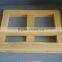 Factory price eco-friend natural wooden reading book holder for students