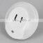 Creative Dual Usb Charger Socket / Led Sensor Night Light / Smart Home Night Lamp With USB Charger Socket
