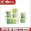 Heat resistant airtight take away freezer microwave food grade storage plastic food container