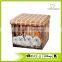 Cute Dog Printed Sturdy Folding PVC Storage Ottoman For Home