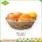 China Wholesale Price Handmade Wicker Bread Tray Fruit Basket