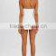 strapless playsuit waist bow-tie sexy women rompers playsuit for summer