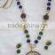 Gold plated pearl beads Pendant necklace EARRING set