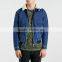 man fleece jacket with fleece collar black denim winter jacket for men