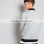 MGOO Men Custom Cotton Zip Up Coat Robbing Collar Tailored Jersey Bomber Jacket Grey Baseball Clothings