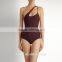 Hot Selling Ladies Swimwear Asymmetric Neckline One Price Swimsuit