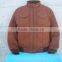 High quality brown lamb leather jacket for men