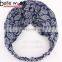 Colors Bandanna Material Paisley Print Wide Headbands