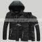 OEM Winter Detachable Hood Cotton Coat Fashion Waterproof Outer Fabric Mens Trench Jacket Coat