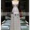 Spaghetti Strip Deep V-neck Wedding Dresses with Detachable Train