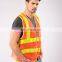 High reflective Service road safety vest fluorescent reflective led safety vest