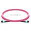 MPO Female to male 12 Fibers OM4 Multimode Trunk Cable/patch cord