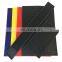 PVC rectangular black water coaster with anti-slip function for bar counter