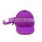 Accept customized Baseball Hat Coins keys Purse bag Cap Shaped Key Coin Bag Silicone Zipper Coin Case