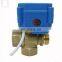 6Nm torque motorised actuator valve G1/2",3/4" 3 way ball valve t port
