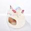 Summer Monsoon Pet Unicorn Shape Conmfort Beds Soft Dog Puppy House Cat Cave Bed