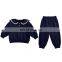 6597/Boutique preppy style two color girls' clothing sets child fashion pant clothes sets for girls