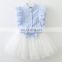 Baby Ruffle Sleeveless Outfits Striped Summer Clothes Toddler Clothing