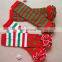 Infant Ruffle Leg warmers Toddler Red & white stripe baby leg warmers for boys and girls