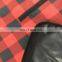 100% polyester fleece check waterproof outdoor blanket