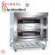 Commercial use automatic gas oven double layer bakery oven with CE