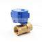 Manufactory direct cwx-15n/q dn20 12v electric actuator mini two way brass motorized automatic water shut off valve