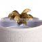 European style coconut palm shape vintage gold monkey table lamps for hotel home decor