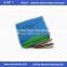 2015 hot sales ICR18650 2S2P 7.4v 5200mah 2C discharge current 18650 rechargeable battery