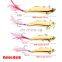 New gold/silver bait sequin 14G 21G 28G 35G submerged flying fish oblique lure metal spoon lure